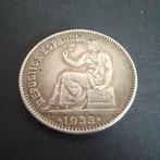 Spanje. 1 Peseta 1933 *34 (Free shipping) (Zonder, Postzegels en Munten