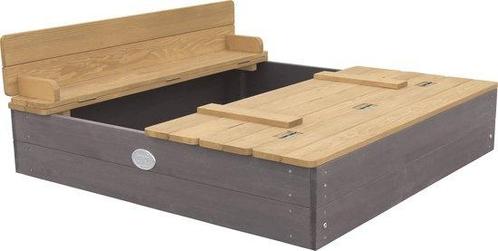 AXI Ella Houten Zandbak in Grijs/Bruin - Limited - Met Zitba, Kinderen en Baby's, Speelgoed | Buiten | Speeltoestellen, Ophalen of Verzenden