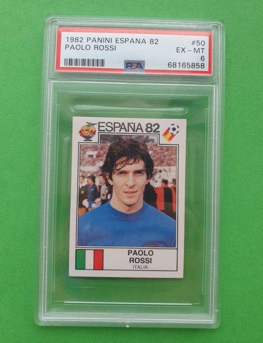 1982 Panini España 82 World Cup Paolo Rossi - PSA 6 Graded, Verzamelen, Stickers