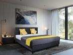 Boxspringcombinatie M-Ray, Valencia, Antraciet, Nieuw
