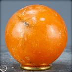 Natuurlijke intens oranje zonnecalcietbol , Brazilië- 630.48, Nieuw