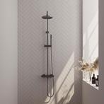 Regendoucheset Opbouw Brauer Gunmetal Edition 30 cm, Doe-het-zelf en Verbouw, Sanitair, Ophalen of Verzenden, Nieuw, Kraan