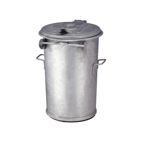 Staalverzinkte afvalbak 110 ltr - verzinkt, Huis en Inrichting, Woonaccessoires | Prullenbakken, Nieuw, Verzenden