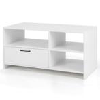 Tweedekans | Coast TV-Kast Lowboard 104,5 x 51,5 x 52 cm Wit, Huis en Inrichting, Woonaccessoires | Overige, Ophalen of Verzenden