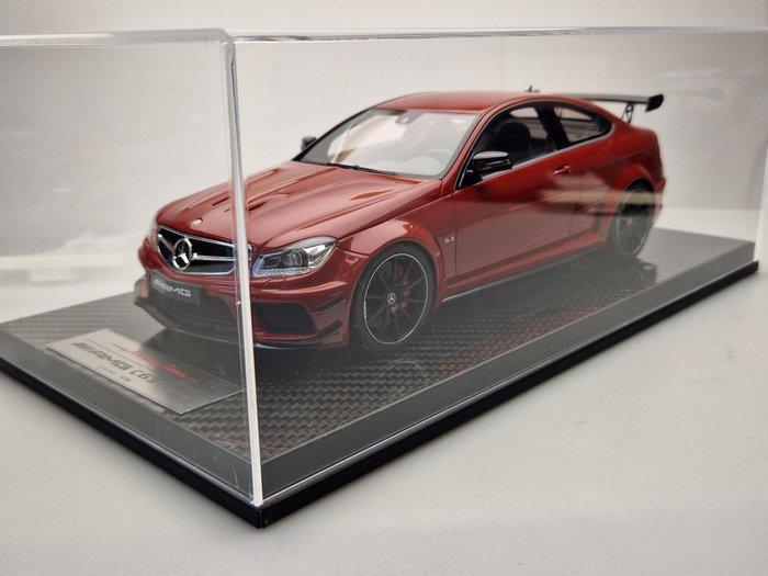 Memory lines 1:18 - Modelauto - Mercedes Benz C63 AMG Black, Hobby en Vrije tijd, Modelauto's | 1:5 tot 1:12
