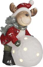 2dekans | House of Seasons Rendier Kerstbeeld met, Diversen, Kerst, Ophalen of Verzenden, Zo goed als nieuw