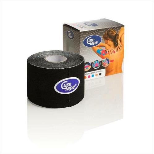 Curetape 5m x 5cm - 1 stuk - zwart, Diversen, Verpleegmiddelen, Nieuw, Verzenden