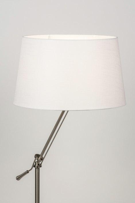 Rietveld Vloerlampen - Wit - Staal, Stof, Huis en Inrichting, Lampen | Vloerlampen, Verzenden