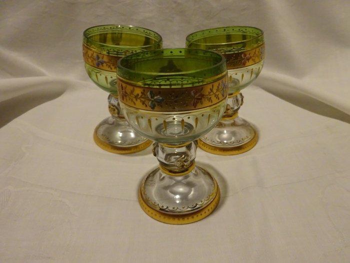 Wijnglas - Glas - Fritz Heckert Gläser, Antiek en Kunst, Antiek | Glas en Kristal