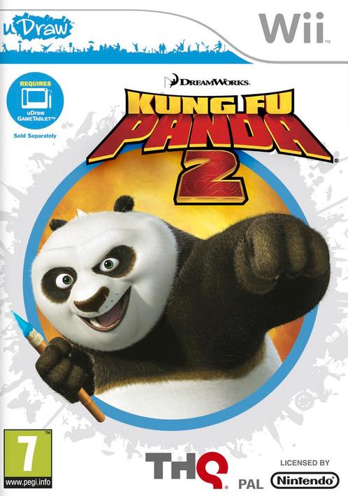 uDraw Kung Fu Panda 2-Standaard (Wii) Gebruikt, Spelcomputers en Games, Games | Nintendo Wii, Zo goed als nieuw, Ophalen of Verzenden