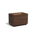 Bamboe plantenbak 120x80x85cm - Met bodem, 100 cm of meer, Nieuw, 60 cm of meer, Rechthoekig
