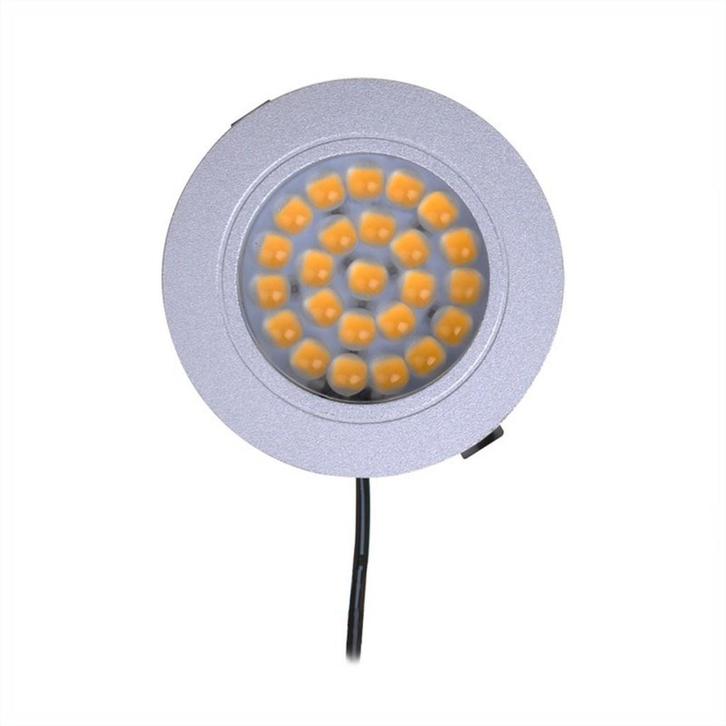 ProPlus Inbouwspot - 24 leds - 12V - 220 lumen - Ø 65 mm..., Caravans en Kamperen, Caravan accessoires, Nieuw, Ophalen of Verzenden