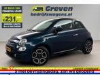 Fiat 500 1.0 Hybrid Club Marge LED Clima Cruise 15LMV PDC, Auto's, Blauw, Handgeschakeld, Nieuw, Hybride Elektrisch/Benzine