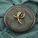 18 Krt. Gouden broche (geelgoud, dynamisch, dames sieraden), Ophalen of Verzenden, Gebruikt, Overige kleuren, Goud