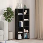 vidaXL CD-kasten 2 st 21x16x93,5 cm spaanplaat zwart, Huis en Inrichting, Woonaccessoires | Cd- en Dvd-rekken, Verzenden, Nieuw