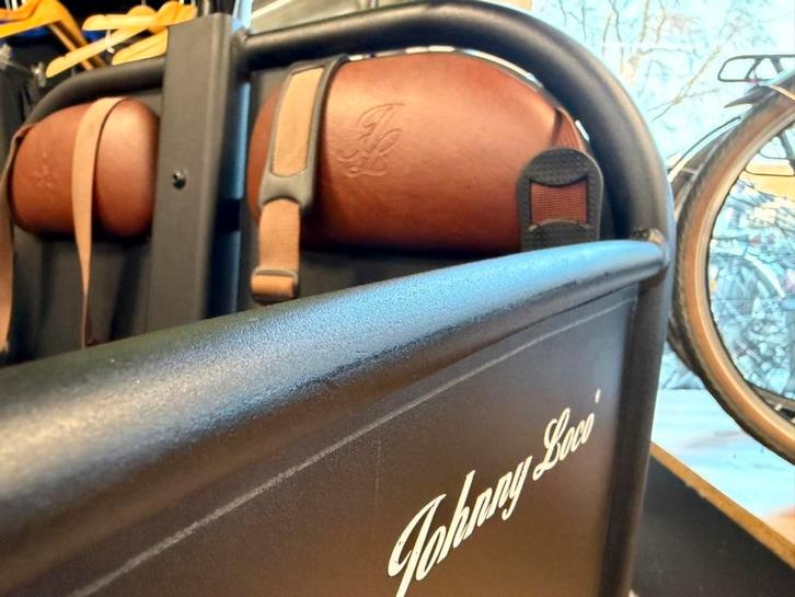 Prachtige Johnny Loco Twin Cruiser bakfiets met garantie, Fietsen en Brommers, Fietsen | Bakfietsen, 2 kinderen, Zo goed als nieuw