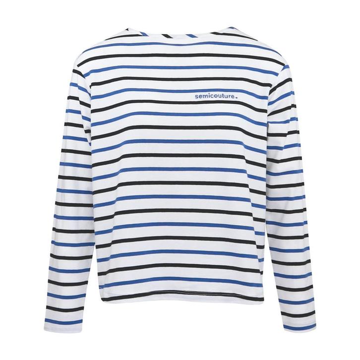 Semicouture • gestreept shirt • M, Kleding | Dames, Tops, Wit, Nieuw, Maat 38/40 (M), Verzenden