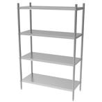 Stelling | RVS | 4 Niveaus | Diepte 500 | Hoogte 1800 |, Verzenden, Nieuw in verpakking
