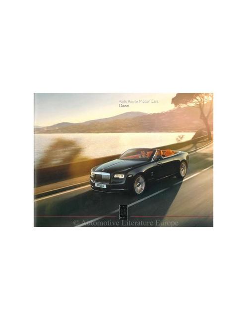 2015 ROLLS ROYCE DAWN BROCHURE ENGELS, Boeken, Auto's | Folders en Tijdschriften