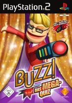 Buzz! The Mega Quiz-Duits (PlayStation 2) Gebruikt, Ophalen of Verzenden, Zo goed als nieuw