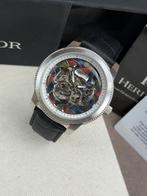 Heritor - Automatic Emmanuel Semi-Skeleton - Silver/Black -, Nieuw