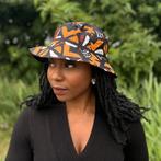 Bucket hat / Vissershoedje met Afrikaanse print - Bruine Cro, Ophalen of Verzenden, Nieuw