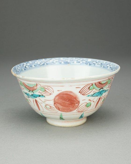 Bowl - Porselein - Kinrade - China - Ming Dynastie, Antiek en Kunst, Antiek | Overige Antiek