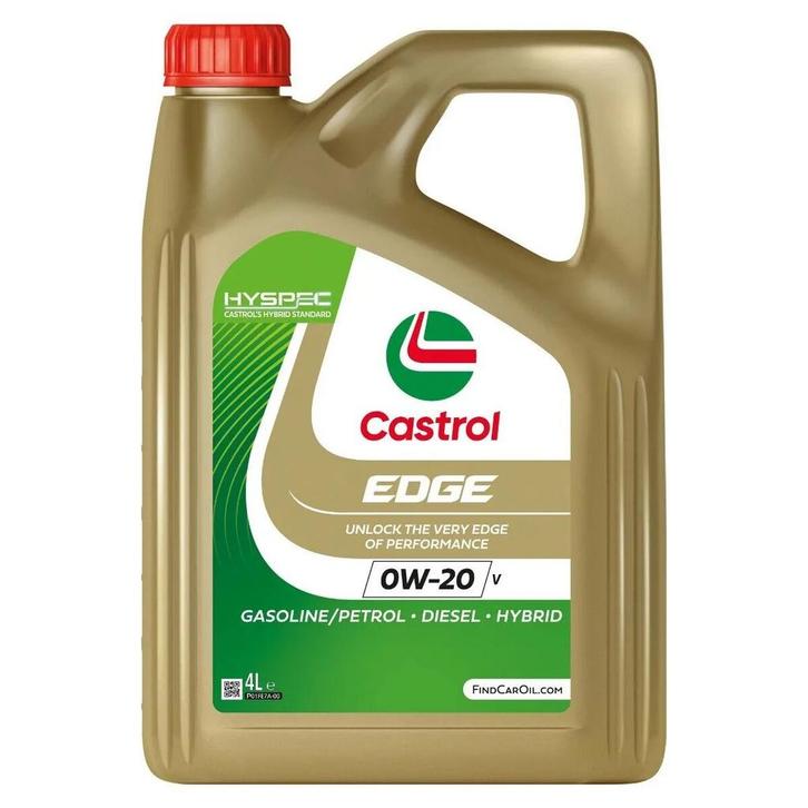 4 Liter Motorolie Castrol Edge 0W-20 V 15F706 Volvo motor..., Auto-onderdelen, Motor en Toebehoren, Nieuw, Ophalen of Verzenden