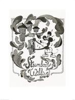 Kunstdruk Mickey Mouse Steamboat Willie Steam 60x80cm, Verzenden, Nieuw