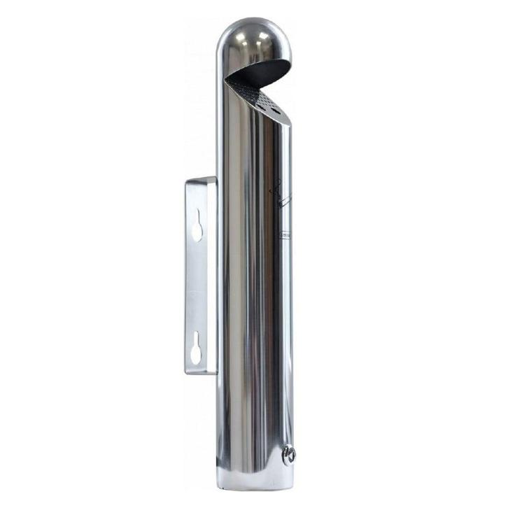 Wand-Asbak | Cilinder (Afdekkap) | RVS | 1.7L | Ø76x460(h)mm, Zakelijke goederen, Horeca | Keukenapparatuur, Nieuw in verpakking