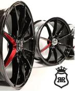 18 inch 5x108 Velgen Finer JT122 Gloss Black Red Coating, Ophalen of Verzenden, Nieuw