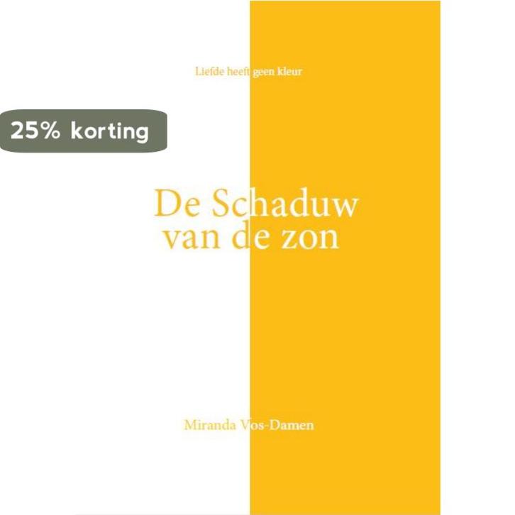 De schaduw van de zon 9789083136219 Miranda Vos-Damen, Boeken, Romans, Zo goed als nieuw, Verzenden