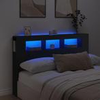 Hoofdeinde met LED 160 cm - Tweedekansje! Modern Design, Huis en Inrichting, Zwart, Ophalen of Verzenden, 200 cm, Modern
