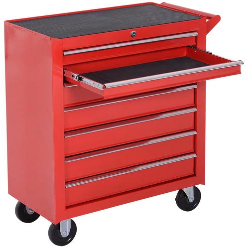 TRUUSK Werkplaatswagen Met Wielen, Gereedschapswagen Met 7 L, Doe-het-zelf en Verbouw, Kratten en Dozen, Nieuw, Verzenden