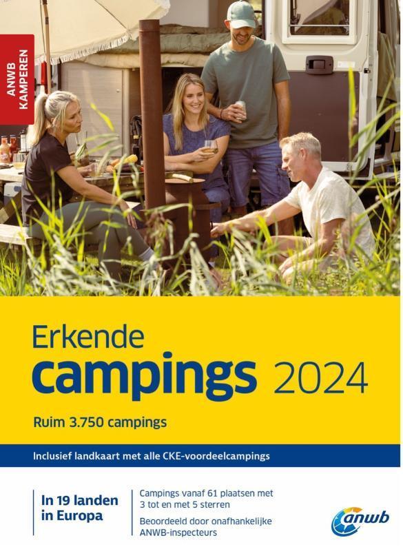Erkende Campings 2024 / ANWB Campinggids 9789018053307 ANWB, Boeken, Reisgidsen, Zo goed als nieuw, Verzenden