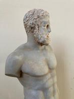 Buste, Dorso busto Eracle 44 cm h - 44 cm - Steen, Antiek en Kunst