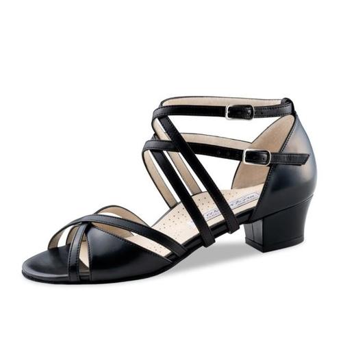 Werner Kern Ilka zwarte dames dansschoenen met dubbele Kruis, Sport en Fitness, Ballet, Verzenden