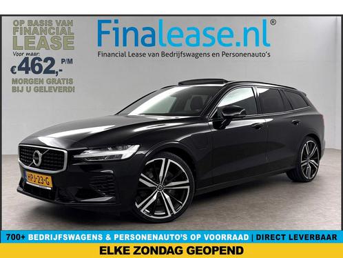 Volvo V60 2.0 T6 Recharge AWD R-Design 350PK Pano Cam €462pm, Auto's, Volvo, Lease, Automaat, Stationwagon, Hybride Elektrisch/Benzine