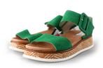 Rieker Sandalen in maat 37 Groen | 10% extra korting, Verzenden, Sandalen of Muiltjes, Zo goed als nieuw, Groen