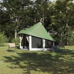 vidaXL Familie Tipi Tent Tipi met dak Groen 404 x 370 x 270, Verzenden, Nieuw