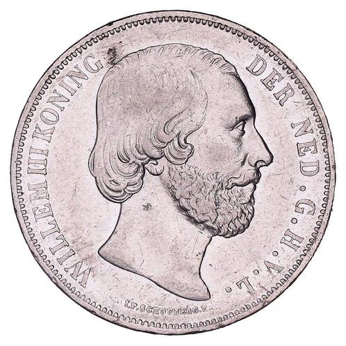 2½ Gulden 1874 Willem III ZFr, Postzegels en Munten, Munten | Nederland, Verzenden