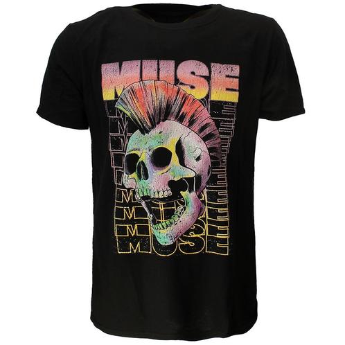 Muse Mohawk Skull T-Shirt - Officiële Merchandise, Kleding | Heren, T-shirts, Verzenden