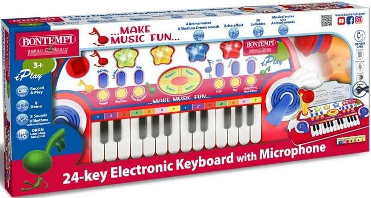 Bontempi keyboard speelgoed elektro van €34,99 voor €27,99, Kinderen en Baby's, Speelgoed | Overig, Ophalen of Verzenden