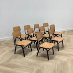 Tweedehands complete school set van Marko 20 stoelen, blauw, Huis en Inrichting, Stoelen, Ophalen of Verzenden, Gebruikt, Hout