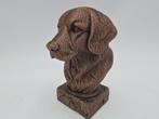 Bust of a golden retriever dog statue - home decor dog lover, Verzenden, Nieuw