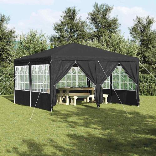 vidaXL Partytent Antraciet en Wit 400 x 400 x 266 cm, Tuin en Terras, Partytenten, Partytent, Nieuw, Verzenden