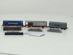 Schaal H0 Assortiment wagons en lading #913 (H0 (1:87)), Overige merken, Wagon, Ophalen of Verzenden, Zo goed als nieuw