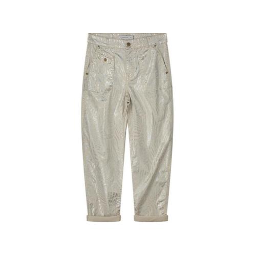 -50% Summum  Summum Loose fit pants metallic leaf stretch tw, Kleding | Dames, Broeken en Pantalons, Nieuw, Verzenden