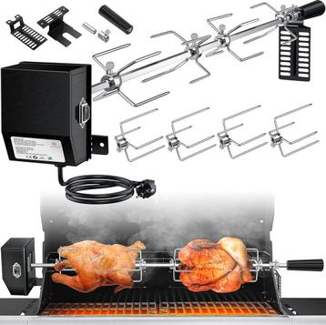 KESSER® RVS Rotisserie - 107cm -  Elektrische draaispit - Zw beschikbaar voor biedingen