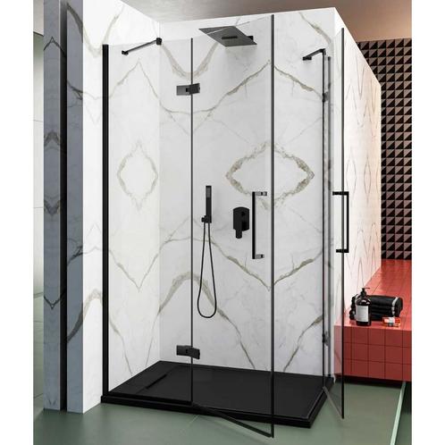 Nisdeur Lacus Giannutri 70x200 Tweedelig Mat Zwart, Doe-het-zelf en Verbouw, Sanitair, Douche, Nieuw, Ophalen of Verzenden